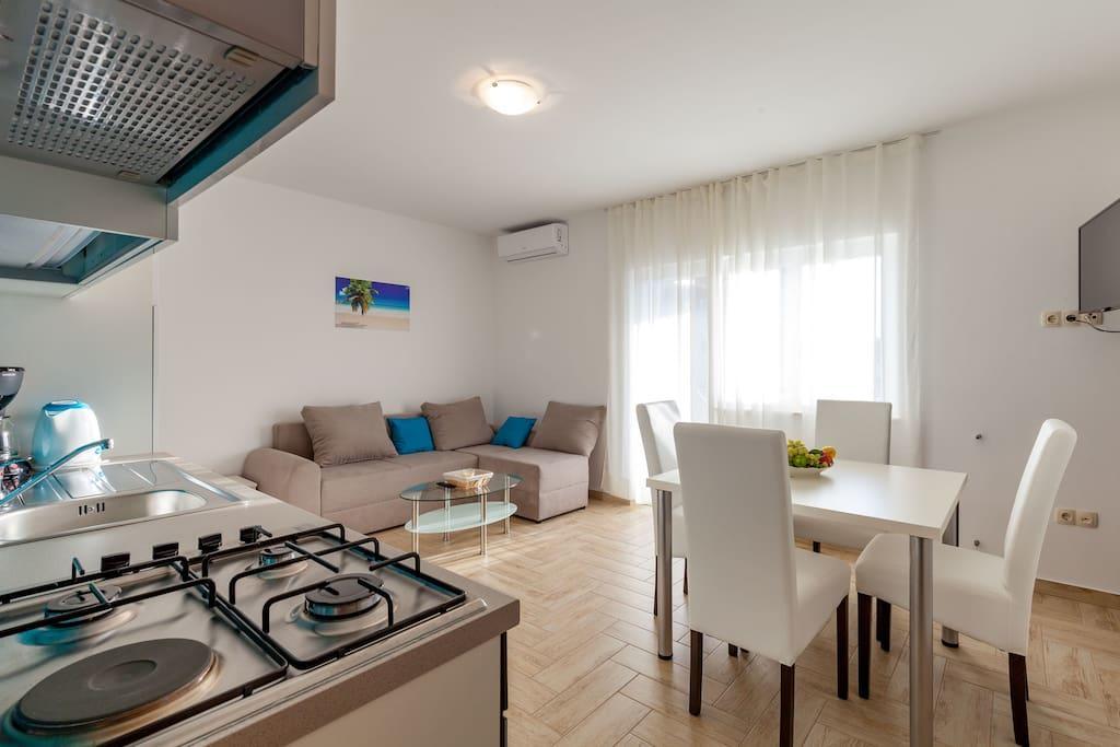Apartmani Sanja Suta Podstrana Dış mekan fotoğraf